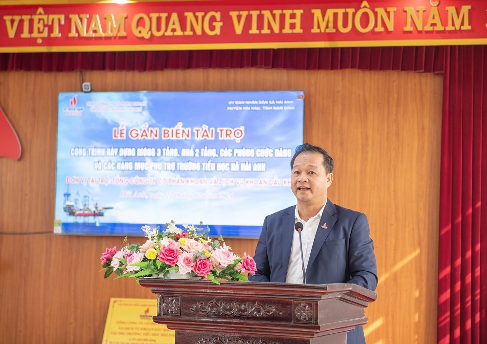 PV Drilling gắn biển tài trợ công trình Trường Tiểu học Hải Anh, Hải Hậu, Nam Định PV Drilling gắn biển tài trợ công trình Trường Tiểu học Hải Anh, Hải Hậu, Nam Định