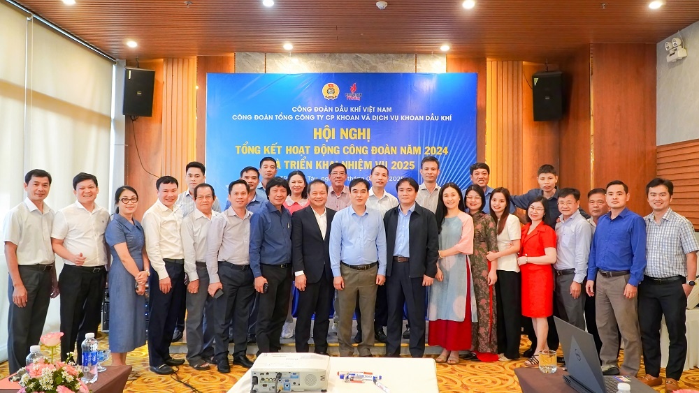 Đại biểu tham dự hội nghị tổng kết Công đoàn PV Drilling tổng kết hoạt động năm 2024 và triển khai nhiệm vụ năm 2025