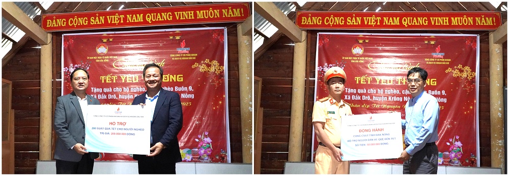 PV Drilling thực hiện an sinh tại Đắk Nông dịp Tết Nguyên đán 2025