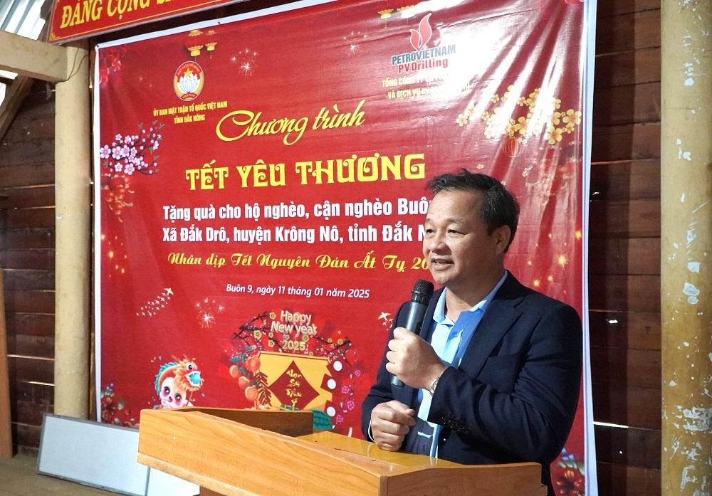 PV Drilling thực hiện an sinh tại Đắk Nông dịp Tết Nguyên đán 2025