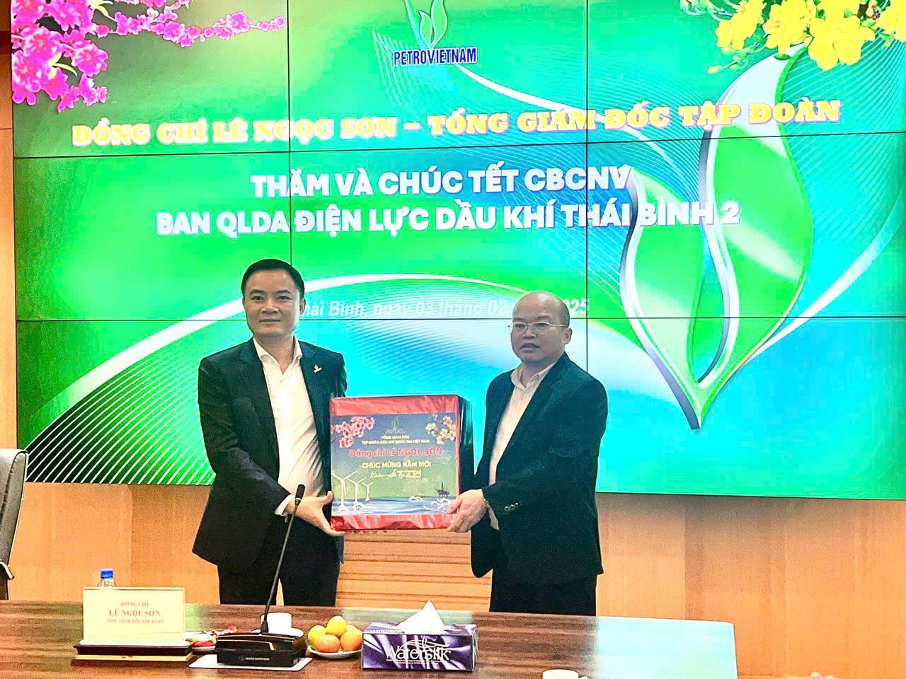 Tổng Giám đốc Petrovietnam Lê Ngọc Sơn: Tận dụng kinh nghiệm và năng lực của Ban QLDA NĐDK Thái Bình 2