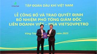 Ông Nguyễn Thái Sơn được bổ nhiệm làm Phó Tổng Giám đốc Vietsovpetro