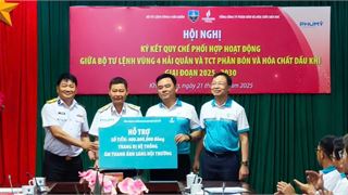 PVFCCo - Phú Mỹ và Vùng 4 Hải quân ký kết quy chế hoạt động giai đoạn 2025-2030