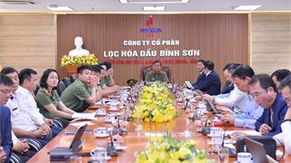 Đẩy mạnh sự hợp tác giữa các lực lượng trong đảm bảo an toàn tuyệt đối cho NMLD Dung Quất