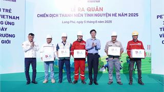 Đoàn Thanh niên Petrovietnam khởi động Chiến dịch Thanh niên tình nguyện hè 2025