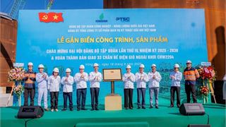 Hoàn thành 33 chân đế điện gió xuất khẩu – Dấu ấn chào mừng Đại hội Đảng bộ Petrovietnam lần thứ IV