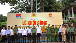 Vietsovpetro khởi công công trình “Đường hoa bằng lăng - hoa giấy” tại Côn Đảo