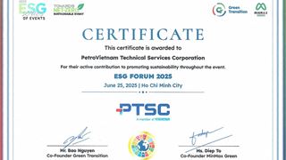 PTSC đồng hành cùng Diễn đàn ESG 2025