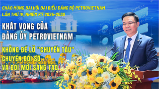 [Magazine] Khát vọng của Đảng ủy Petrovietnam: Không để lỡ "chuyến tàu" chuyển đổi số và đổi mới sáng tạo