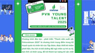 Petrovietnam triển khai chương trình đào tạo "Thanh niên xuất sắc", kiến tạo thế hệ kế nhiệm