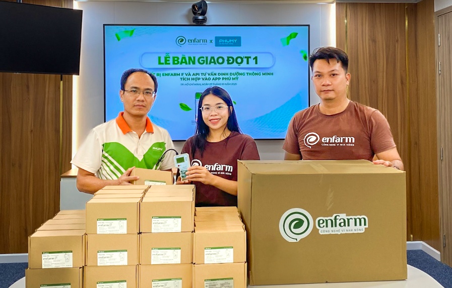 PVFCCo - Phú Mỹ hợp tác cùng Enfarm: Bước tiến lớn trong chuyển đổi số nông nghiệp Việt Nam”