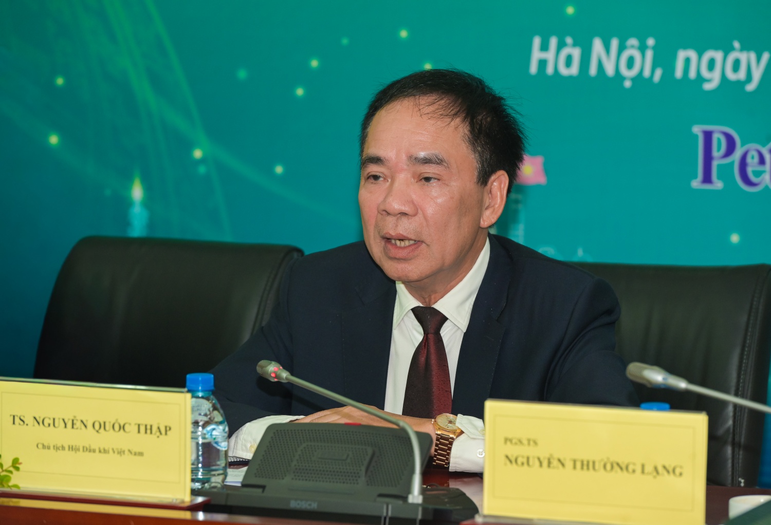 TS. Nguyễn Quốc Thập - Chủ tịch Hội Dầu khí Việt Nam.