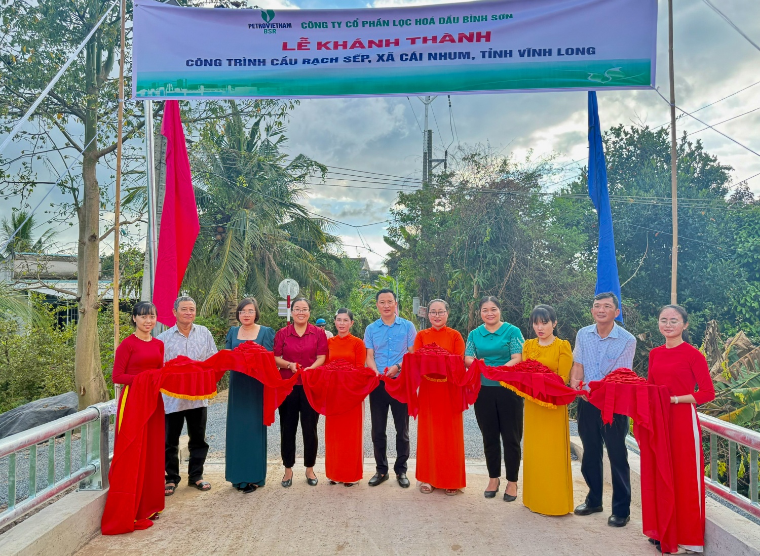 BSR khánh thành cầu giao thông nông thôn tại Vĩnh Long”