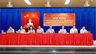 Đại biểu Quốc hội Lê Mạnh Hùng tham gia tiếp xúc cử tri tại Cà Mau sau Kỳ họp thứ 10, Quốc hội khóa XV