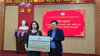 Người lao động PVSM ủng hộ 200 triệu đồng hỗ trợ khắc phục hậu quả lũ lụt tại Quảng Ngãi