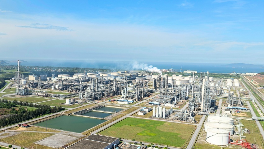 Toàn cảnh Nhà máy Lọc hóa dầu Nghi Sơn (NSRP cung cấp)