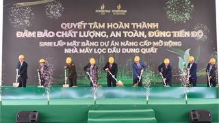 Khởi công san lấp mặt bằng Dự án NCMR: Dấu mốc quan trọng trong sự phát triển NMLD Dung Quất