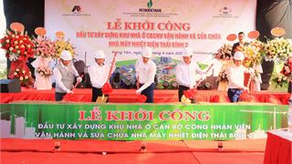 Petrovietnam khởi công xây dựng khu nhà ở CBCNV vận hành NMNĐ Thái Bình 2