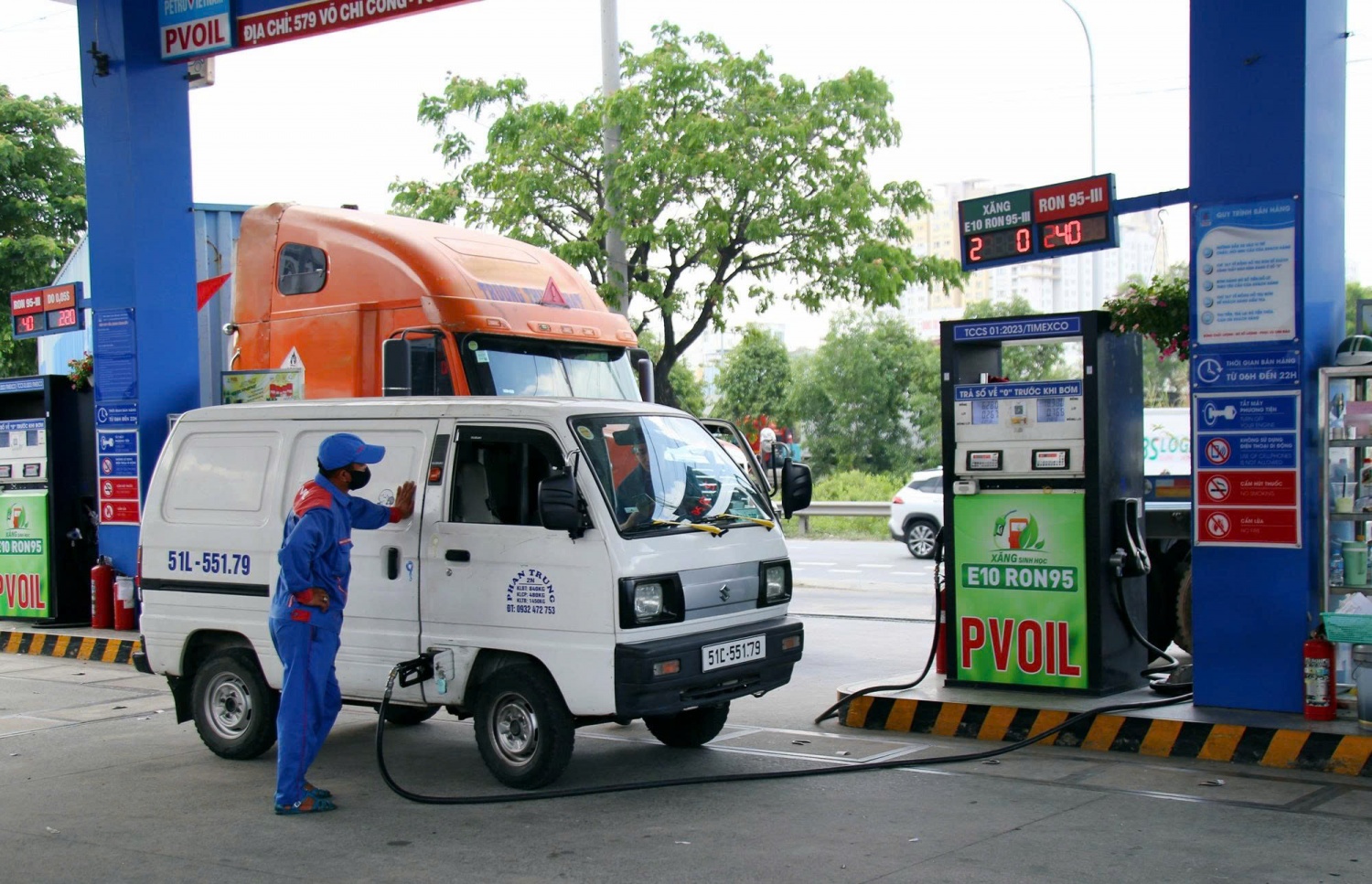 Xăng E10 được PVOIL bán rộng rãi trên địa bàn TP Hồ Chí Minh