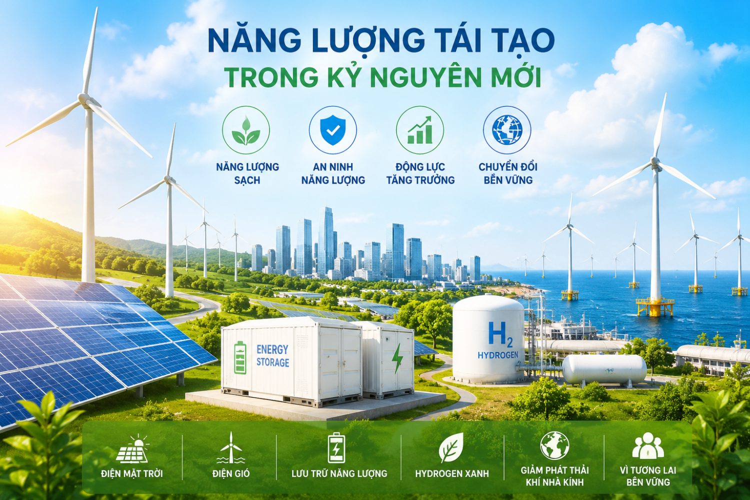 Bài 1: Năng lượng tái tạo không chỉ là câu chuyện môi trường”