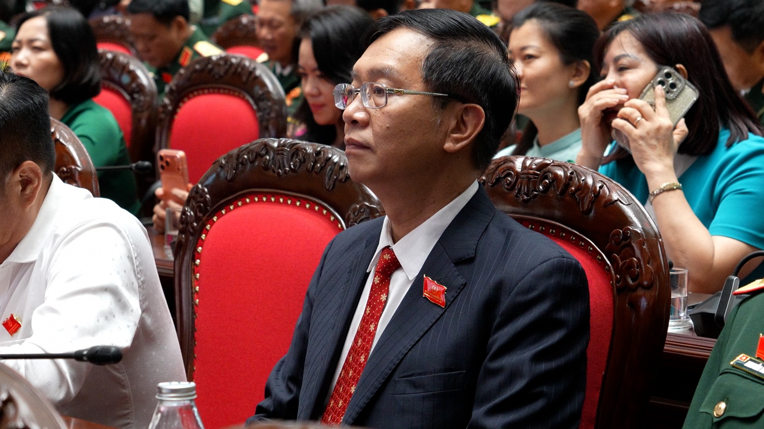 Đồng chí Trần Quang Dũng - Phó Bí thư Thường trực Đảng ủy Tập đoàn Công nghiệp - Năng lượng Quốc gia Việt Nam (Petrovietnam) tham dự Đại hội.