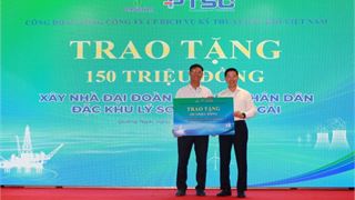 PTSC tiếp thêm nguồn lực cho an sinh, giáo dục tại đặc khu Lý Sơn