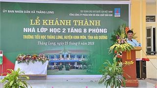 PVFCCo khánh thành, bàn giao trường tiểu học và nhà Đại đoàn kết