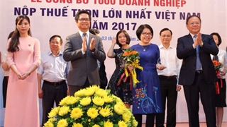 PV GAS đứng thứ 3 trong Top 1000 doanh nghiệp nộp thuế TNDN lớn nhất 2017