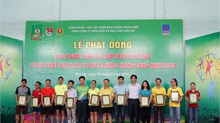 PVFCCo phát động phong trào “Mỗi người tham gia một môn thể thao – Vì sức khỏe Việt Nam”