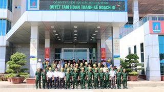 Hội CCB Tập đoàn thăm và làm việc tại Nhà máy Nhiệt điện Vũng Áng 1