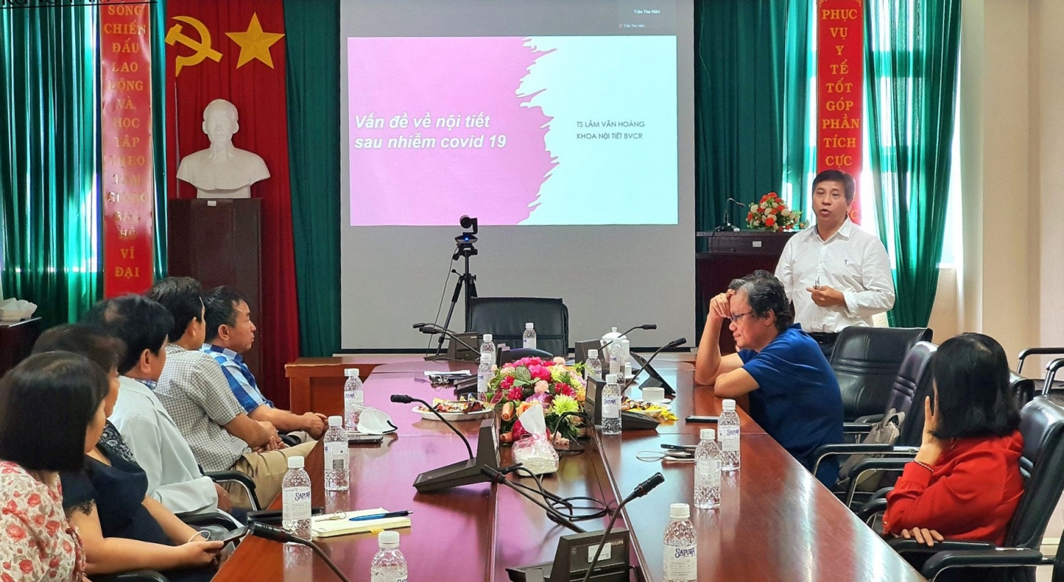 Trung tâm Y tế Vietsovpetro tổ chức Khóa học Quản lý vận hành an toàn bệnh viện thời hậu Covid-19 Trung tâm Y tế Vietsovpetro tổ chức Khóa học Quản lý vận hành an toàn bệnh viện thời hậu Covid-19