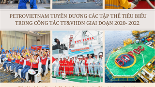 Petrovietnam tuyên dương các tập thể tiêu biểu trong công tác truyền thông và văn hóa doanh nghiệp giai đoạn 2020 - 2022