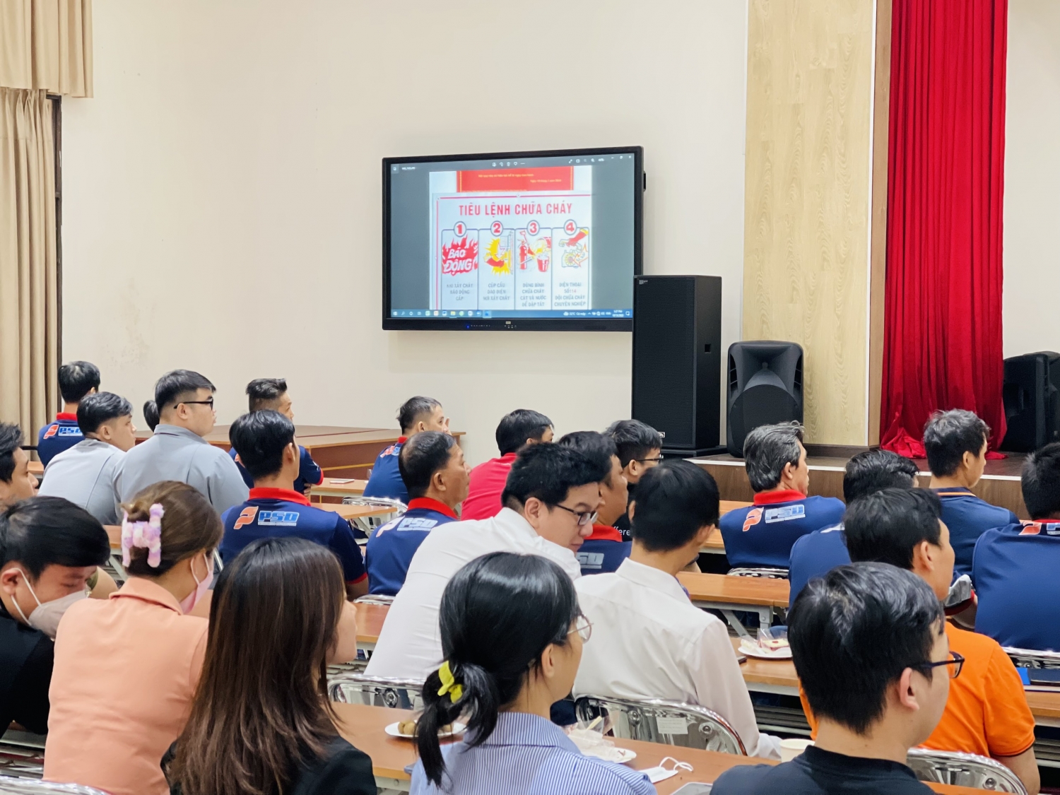 PETROSETCO tăng cường trang bị kiến thức, kỹ năng PCCC cho CBCNV PETROSETCO tăng cường trang bị kiến thức, kỹ năng PCCC cho CBCNV