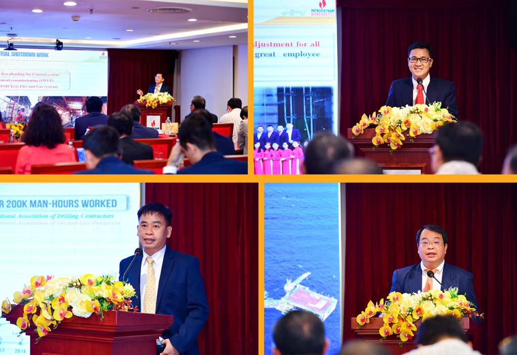 Đại diện các phòng/ban BIENDONG POC phát biểu tham luận Đại diện các phòng/ban BIENDONG POC phát biểu tham luận