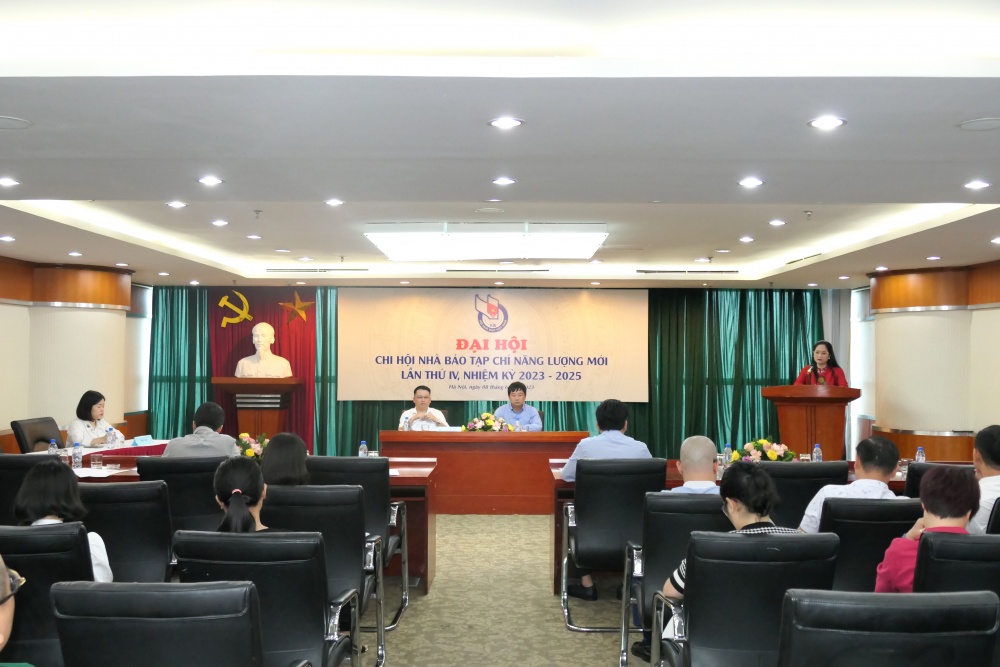 Chi hội Nhà báo Tạp chí Năng Lượng Mới tổ chức Đại hội lần thứ IV, nhiệm kỳ 2023 - 2025 Chi hội Nhà báo Tạp chí Năng Lượng Mới tổ chức Đại hội lần thứ IV, nhiệm kỳ 2023 - 2025
