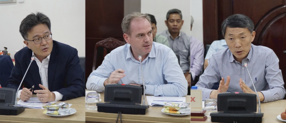 Các đối tác nước ngoài tham gia dự án Lô 15-1 phát biểu Các đối tác nước ngoài tham gia dự án Lô 15-1 phát biểu