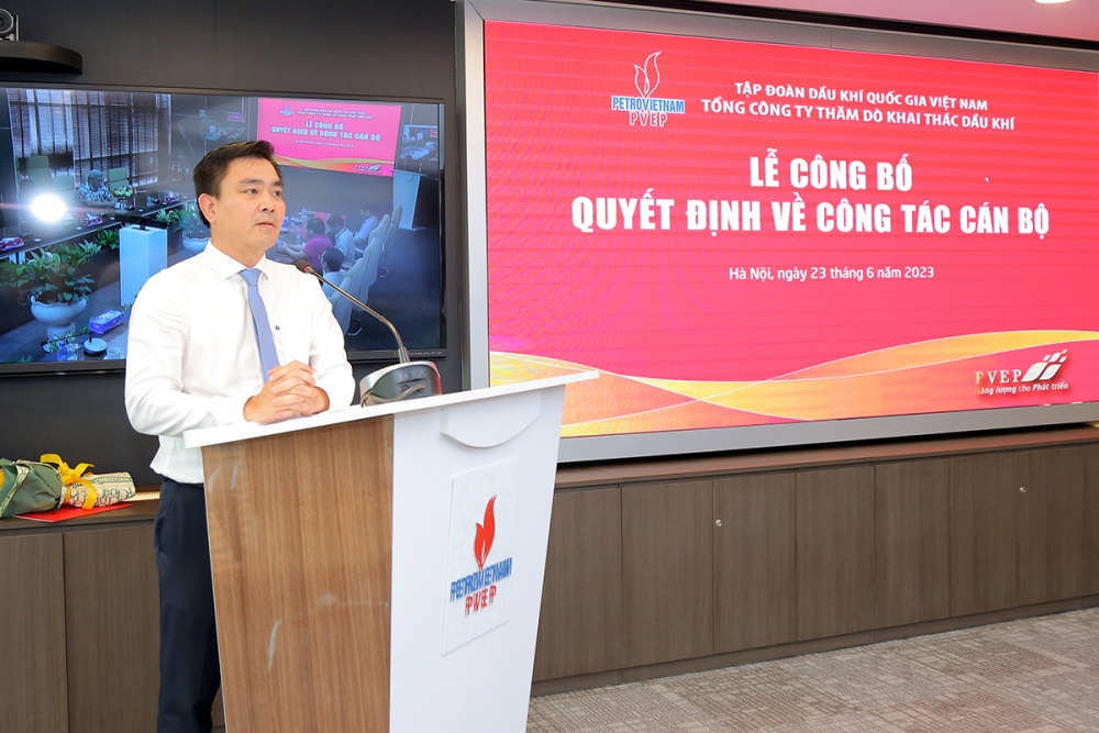 PVEP công bố và trao quyết định bổ nhiệm lãnh đạo các Ban/Văn phòng Tổng Công ty PVEP công bố và trao quyết định bổ nhiệm lãnh đạo các Ban/Văn phòng Tổng Công ty