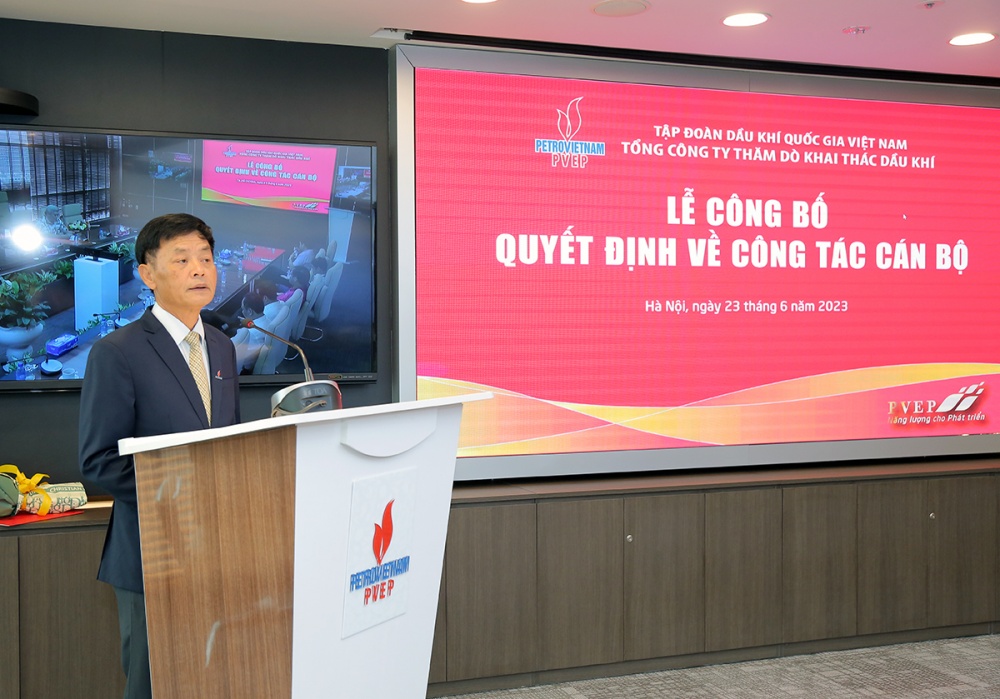PVEP công bố và trao quyết định bổ nhiệm lãnh đạo các Ban/Văn phòng Tổng Công ty PVEP công bố và trao quyết định bổ nhiệm lãnh đạo các Ban/Văn phòng Tổng Công ty