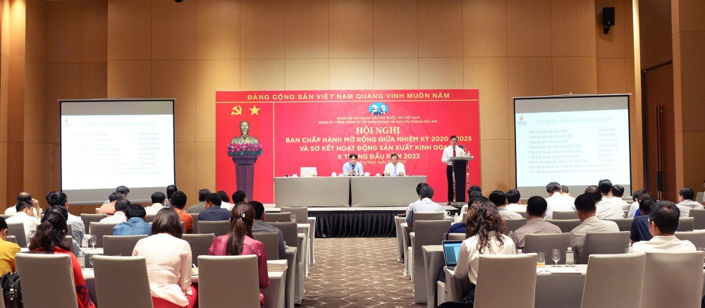 Đảng ủy PV Drilling tổ chức Hội nghị BCH mở rộng giữa nhiệm kỳ 2020-2025 và sơ kết 6 tháng đầu năm 2023 Đảng ủy PV Drilling tổ chức Hội nghị BCH mở rộng giữa nhiệm kỳ 2020-2025 và sơ kết 6 tháng đầu năm 2023