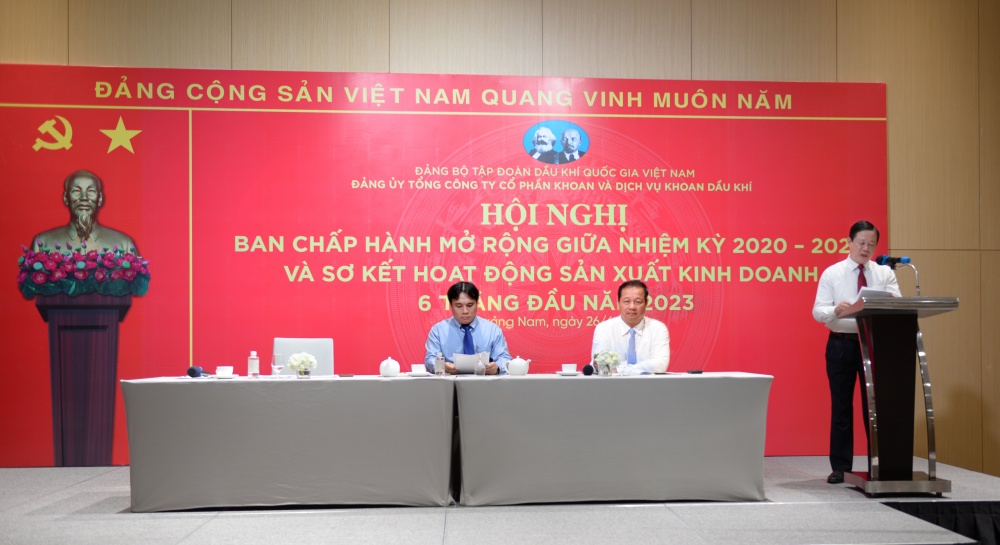 Đảng ủy PV Drilling tổ chức Hội nghị BCH mở rộng giữa nhiệm kỳ 2020-2025 và sơ kết 6 tháng đầu năm 2023 Đảng ủy PV Drilling tổ chức Hội nghị BCH mở rộng giữa nhiệm kỳ 2020-2025 và sơ kết 6 tháng đầu năm 2023