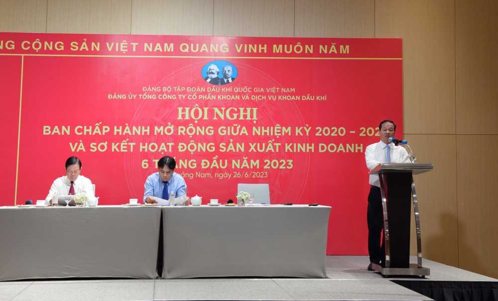 Đảng ủy PV Drilling tổ chức Hội nghị BCH mở rộng giữa nhiệm kỳ 2020-2025 và sơ kết 6 tháng đầu năm 2023 Đảng ủy PV Drilling tổ chức Hội nghị BCH mở rộng giữa nhiệm kỳ 2020-2025 và sơ kết 6 tháng đầu năm 2023