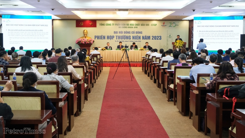 PVFCCo tổ chức thành công phiên họp Đại hội đồng cổ đông thường niên năm 2023 PVFCCo tổ chức thành công phiên họp Đại hội đồng cổ đông thường niên năm 2023