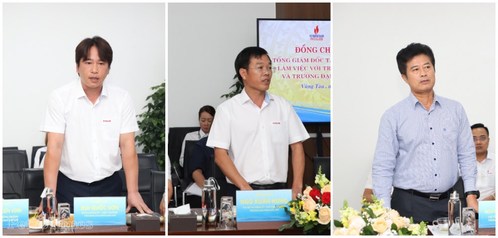 Tổng Giám đốc Petrovietnam Lê Mạnh Hùng làm việc với PVCollege: Điều chỉnh phạm vi đào tạo phù hợp với mục tiêu lớn của Tập đoàn Tổng Giám đốc Petrovietnam Lê Mạnh Hùng làm việc với PVCollege: Điều chỉnh phạm vi đào tạo phù hợp với mục tiêu lớn của Tập đoàn