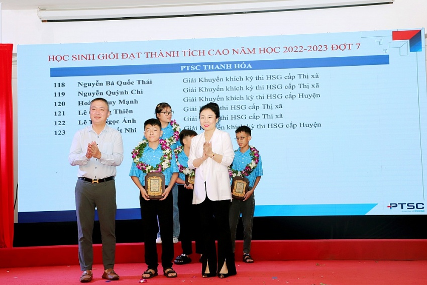 PTSC tổ chức lễ tuyên dương học sinh giỏi tiêu biểu lần thứ IX, năm học 2022-2023 PTSC tổ chức lễ tuyên dương học sinh giỏi tiêu biểu lần thứ IX, năm học 2022-2023