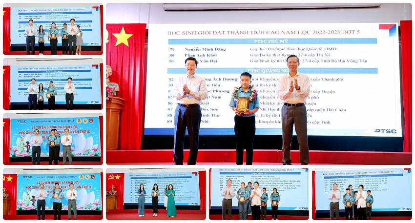 PTSC tổ chức lễ tuyên dương học sinh giỏi tiêu biểu lần thứ IX, năm học 2022-2023 PTSC tổ chức lễ tuyên dương học sinh giỏi tiêu biểu lần thứ IX, năm học 2022-2023