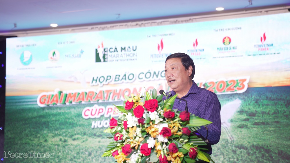 Họp báo công bố Giải Marathon - Cà Mau 2023 Cúp Petrovietnam Họp báo công bố Giải Marathon - Cà Mau 2023 Cúp Petrovietnam