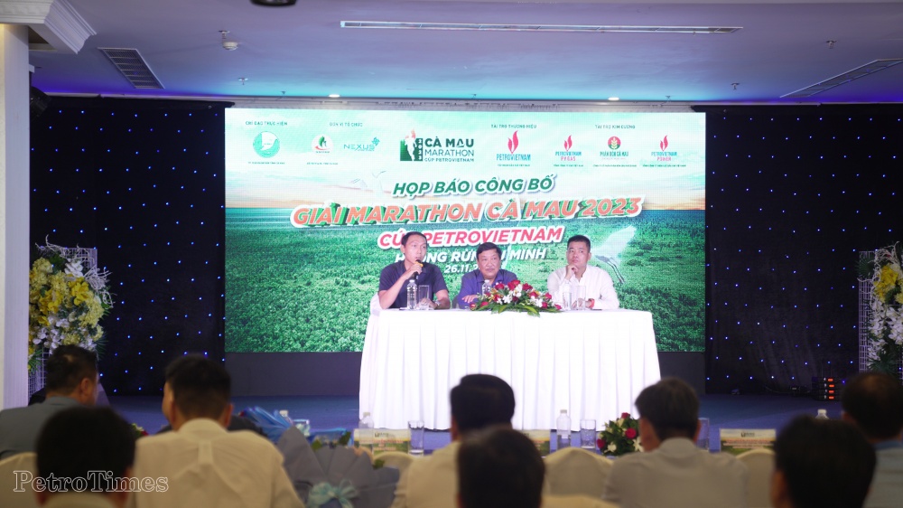Họp báo công bố Giải Marathon - Cà Mau 2023 Cup Petrovietnam Họp báo công bố Giải Marathon - Cà Mau 2023 Cúp Petrovietnam