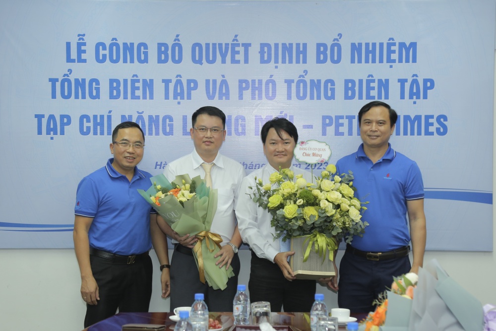 Đồng chí Phạm Thuận Thiên được bổ nhiệm Tổng biên tập Tạp chí Năng lượng Mới - PetroTimes Đồng chí Phạm Thuận Thiên được bổ nhiệm Tổng biên tập Tạp chí Năng lượng Mới PetroTimes