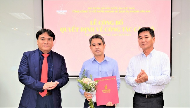 PV Drilling trao quyết định bổ nhiệm cán bộ PV Drilling trao quyết định bổ nhiệm cán bộ