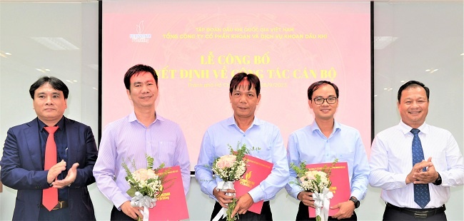 PV Drilling trao quyết định bổ nhiệm cán bộ PV Drilling trao quyết định bổ nhiệm cán bộ